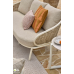 APPLEBEE PINE KEY 3 ZITS LOUNGEBANK 190 CM | OYSTER/COTTON/SEASHELL WEAVING