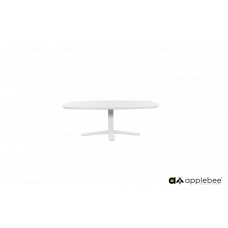 APPLE BEE ZANSIBAR TAFEL FALS OVAAL 220X110 CM OYSTER TAFEL TOP SINTERD STONE OYSTER