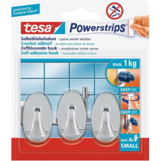 TESA POWERSTRIPS® SMALL OVAAL CHROOM