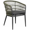 DININGCHAIR GENUA ROPE 7MM GREEN DININGCHAIR GENUA ROPE 7MM GREEN
