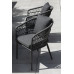 DININGCHAIR GENUA ROPE 7MM DARK GREY DININGCHAIR GENUA ROPE 7MM DARK GREY