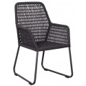 DININGCHAIR ADORA ROPE BLACK/DARK GREY DININGCHAIR ADORA ROPE BLACK/DARK GREY