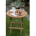 WOODIE OPKLAPTAFEL JONG TEAK 50 ROND WOODIE OPKLAPTAFEL JONG TEAK 50 ROND