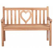 WOODIE BANK HART 120 CM JONG TEAK