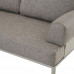 1.SIENA GARDEN LOUNGE HOEK CALDARO MAT ZIJDE GRIJS/TAUPE BRUIN