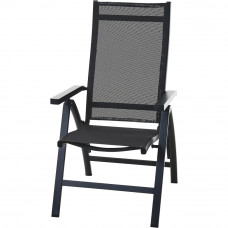 SIENA GARDEN VERSTELBARE STOEL TAYLOR ANTRACIET MIX GREY