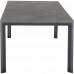 A SIENA GARDEN TAFEL LONDEN 220X100CM MAT ANTRACIET, TAFELBLAD KERAMIEK ANTRACIET