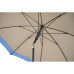 CITY PUSH PARASOL Ø180 BEIGE / BLAUW