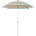 CITY PUSH PARASOL Ø180 BEIGE / GROEN