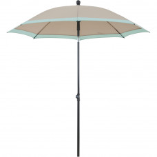 CITY PUSH PARASOL Ø180 BEIGE / GROEN