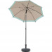 CITY PUSH PARASOL Ø180 BEIGE / GROEN