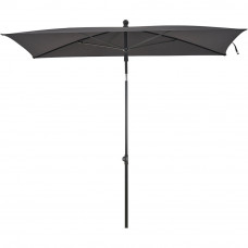CITY PUSH PARASOL 140X210 ANTRACIET