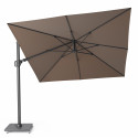 CHALLENGER T2 PREMIUM ZWEEFPARASOL 300X300 CM KLEUR ANTRACIET/HAVANA