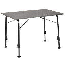 DUKDALF CAMPINGTAFEL MAJESTIC 2 ELEGANT 100X68 ZWART ONDERSTEL