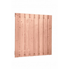 DOUGLAS GESCHAAFD PLANKENSCHERM 17-PLANKS 18 MM, 180 X 180 CM, ONBEHANDELD.