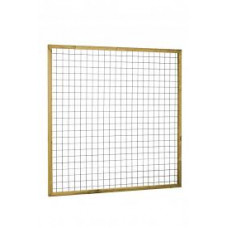 ECO GAASTRELLIS MET MAAS 7,5 X 7,5 CM, IN GRENEN RAAMWERK 4,5 X 4,5 CM, 180 X 180 CM, GROEN GEIMPREGNEERD.