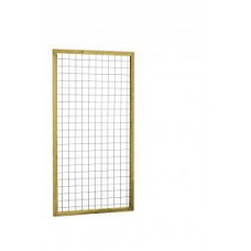 ECO GAASTRELLIS MET MAAS 7,5 X 7,5 CM, IN GRENEN RAAMWERK 4,5 X 4,5 CM, 90 X 180 CM, GROEN GEIMPREGNEERD.