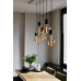 CALEX RETRO PENDANT, BLACK FITTINGS E27