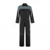 OVERALL POLYESTER/KATOEN 4-WAY STRETCH RUGPAND ZWART /GRIJS