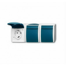 OCEAN WCD 3-VOUDIG HORIZONTAAL WD OPBOUW IP44 OCEAN WCD 3-VOUDIG HORIZONTAAL WD OPBOUW IP44