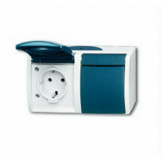 OCEAN WCD 2-VOUDIG HORIZONTAAL WD OPBOUW IP44 OCEAN WCD 2-VOUDIG HORIZONTAAL WD OPBOUW IP44