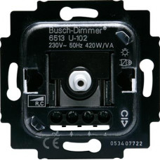 BUSCH INBOUW DIMMER 420W HALO LAAGVOLT 6513U-102 OP=OP