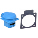 INBOUW WCD + KLEP 16A IP54 BLAUW + RUBBEREN AFDICHTING INBOUW WCD + KLEP 16A IP54 BLAUW + RUBBEREN AFDICHTING