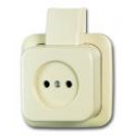 OPBOUW WCD 1-VOUDIG Z.RA + MONTAGEPLAAT CREME AP OPBOUW WCD 1-VOUDIG Z.RA + MONTAGEPLAAT CREME AP