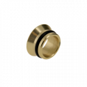BONFIX MESSING INSERT 12 MM VLAK MET O-RING 1ST.