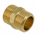 BONFIX DRAAD MESSING DUBBELE NIPPEL 1/2" BUITEN 1ST BONFIX DRAAD MESSING DUBBELE NIPPEL 1/2" BUITEN 1ST