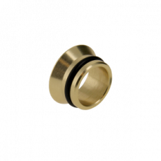 BONFIX MESSING INSERT 15 MM VLAK MET O-RING 1ST. BONFIX MESSING INSERT 15 MM VLAK MET O-RING 1ST.