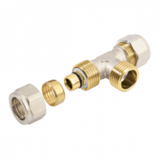 BONFIX ALU-KNEL T-STUK 16 X 1/2" BUITENDRAAD X 16 1ST BONFIX ALU-KNEL T-STUK 16 X 1/2" BUITENDRAAD X 16 1ST
