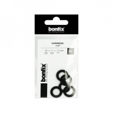 BONFIX GUMMIRING 1/2" (18 X 11 X 1,5 MM) 5 STUKS BONFIX GUMMIRING 1/2" (18 X 11 X 1,5 MM) 5 STUKS