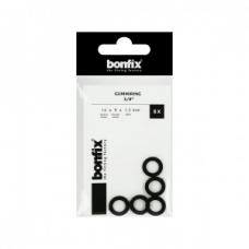 BONFIX GUMMIRING 3/8" (14 X 9 X 1,5 MM) 5 STUKS BONFIX GUMMIRING 3/8" (14 X 9 X 1,5 MM) 5 STUKS