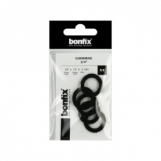 BONFIX GUMMIRING 3/4" (24 X 16 X 2 MM) 5 STUKS BONFIX GUMMIRING 3/4" (24 X 16 X 2 MM) 5 STUKS