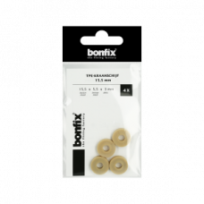 BONFIX TPE-KRAANSCHIJF 15,5 MM (15,5 X 5,5 X 3 MM) 4ST BONFIX TPE-KRAANSCHIJF 15,5 MM (15,5 X 5,5 X 3 MM) 4ST