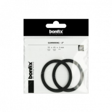 BONFIX GUMMIRING 2" (55 X 45 X 2 MM) 2 STUKS BONFIX GUMMIRING 2" (55 X 45 X 2 MM) 2 STUKS