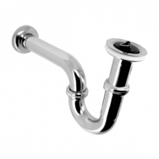 BONFIX MESSING VERCHROOMDE WASTAFELSIFON MET PLUG 5/4 X 32MM BONFIX MESSING VERCHROOMDE WASTAFELSIFON MET PLUG 5/4 X 32MM