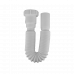 BONFIX FLEXIBELE AFVOERBUIS (KLEM - SPIE) 32 MM
