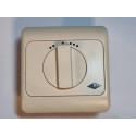 ITHO VENTILATORSCHAKELAAR 3-STANDEN VOOR INBOUW 12-659-34 (CREME) NIKO PR20