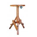 VOEDERTAFEL ROND BRUIN