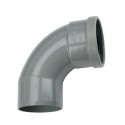 WAVIN WAFIX BOCHT 88&deg;, PVC, MANCHET X SPIE, SN4, 125 MM