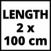 EINHELL ALUMINIUM GELEIDERAIL - 2X 1000 MM EINHELL ALUMINIUM GELEIDERAIL - 2X 1000 MM