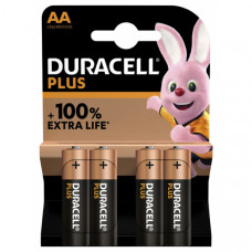 DURACELL ALKALINE PLUS 100 AA 4ST