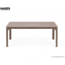 NET LOUNGETABLE 100 X 60 X 40 CM KLEUR TORTORA