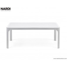 NET LOUNGETABLE 100 X 60 X 40 CM KLEUR BIANCO