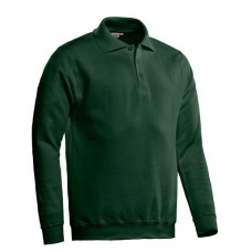 ROBIN SANTINO POLOSWEATER DONKER GROEN