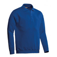 ROBIN SANTINO POLOSWEATER KOBALT BLAUW