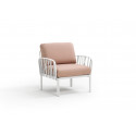 NARDI KOMODO LOUNGECHAIR BIANCO / ROSA QUARZO