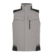 FHB BODYWARMER HAUKE GRIJS-ZWART